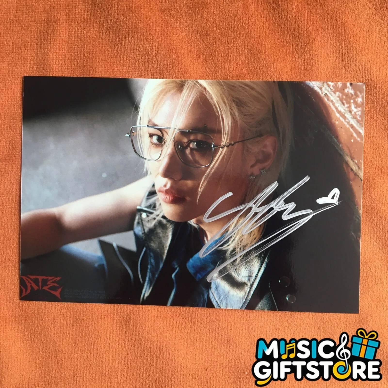 Stray Kids FELIX Felix Photo ATE Autographed Signed K-POP Collection 2024 #MUGS, изображение 5