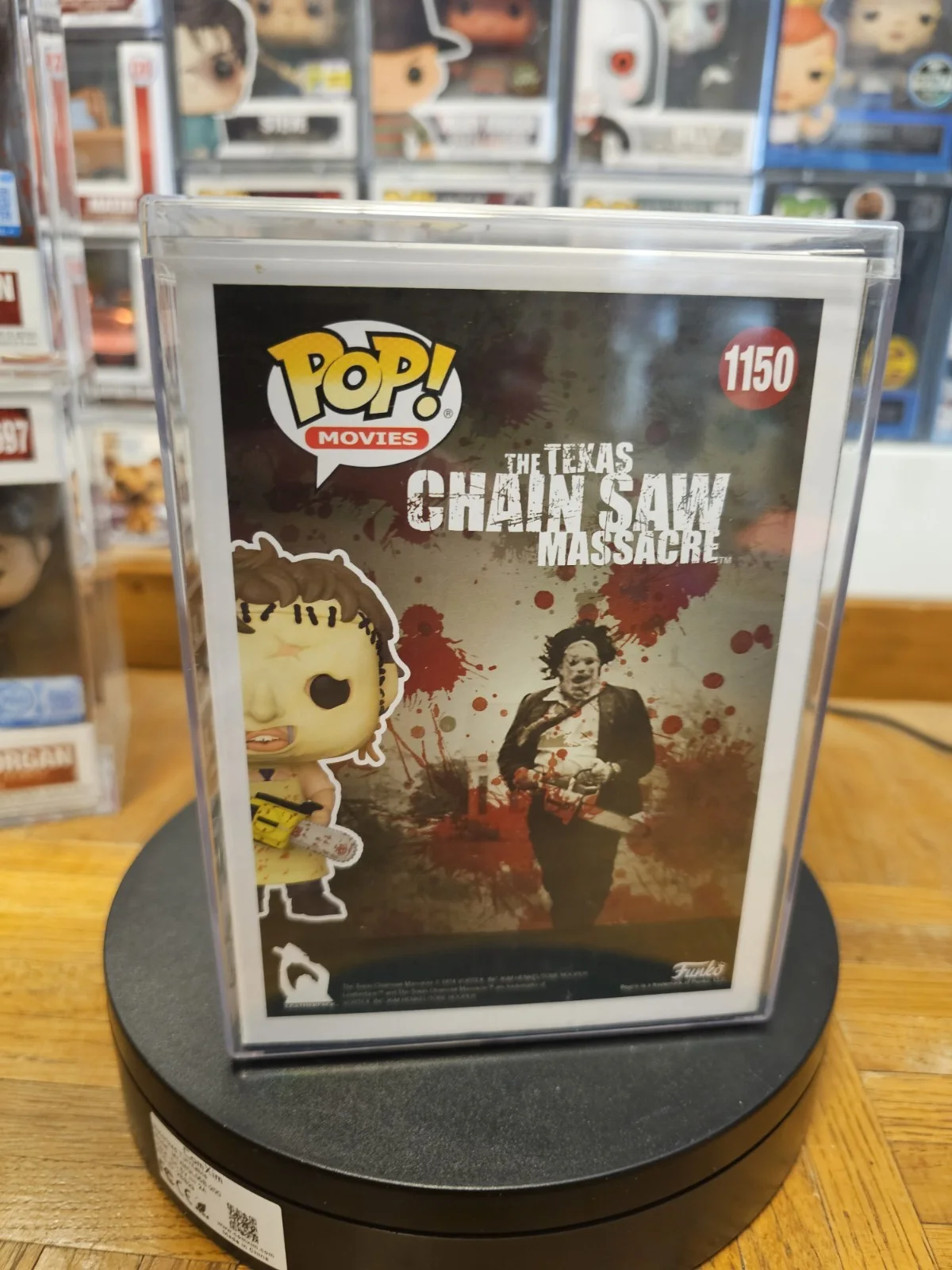 Bob Elmore, Brett Wagner — Signed Bob Elmore & Brett Wagner Autographed Leatherface Funko Pop OCCM COA, изображение 3