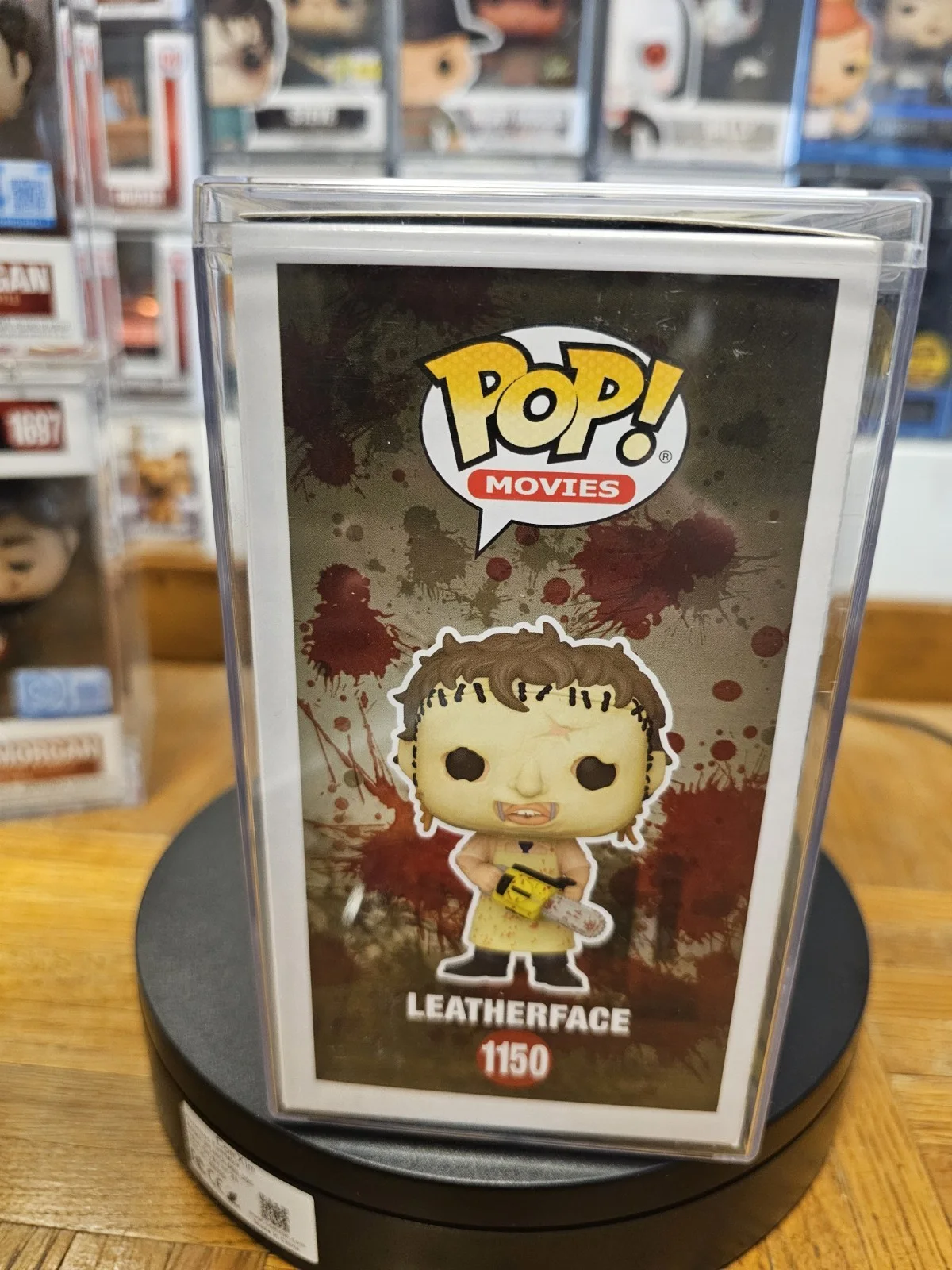 Bob Elmore, Brett Wagner — Signed Bob Elmore & Brett Wagner Autographed Leatherface Funko Pop OCCM COA, изображение 4