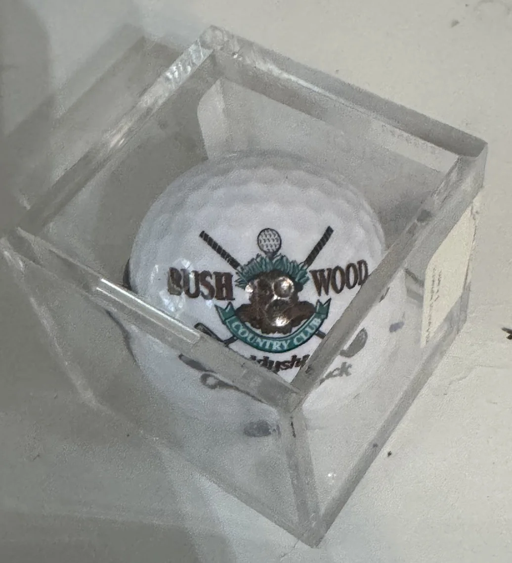 Michael O’Keefe Autograph Bushwood Golf Ball Fanatics COA Caddyshack, изображение 2