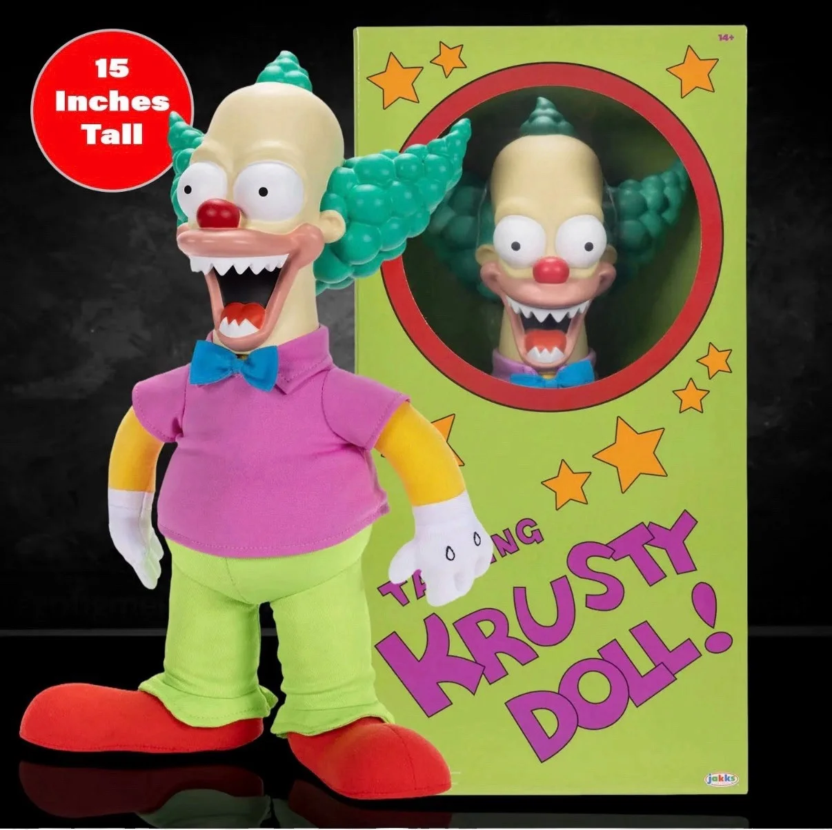 Matt Groening — MATT GROENING SIGNED TALKING KRUSTY DOLL LARGE HOMER SKETCH BECKETT LOA-AE51230, изображение 4