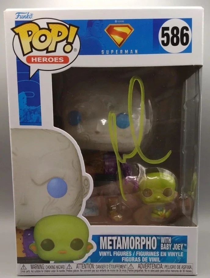 Eric Jacobsen — Eric Jacobson Signed Autographed Metamorpho Funko Pop #586 COA #3014586 AUTO, image 2