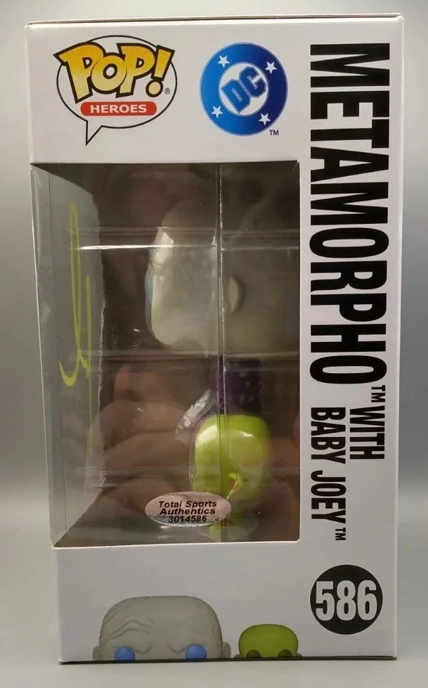 Eric Jacobsen — Eric Jacobson Signed Autographed Metamorpho Funko Pop #586 COA #3014586 AUTO, image 4