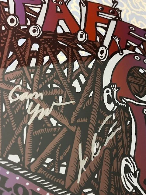 Spafford Signed Denver Globe Hall Poster Rose Limited Edition Lithograph 86/200, изображение 5