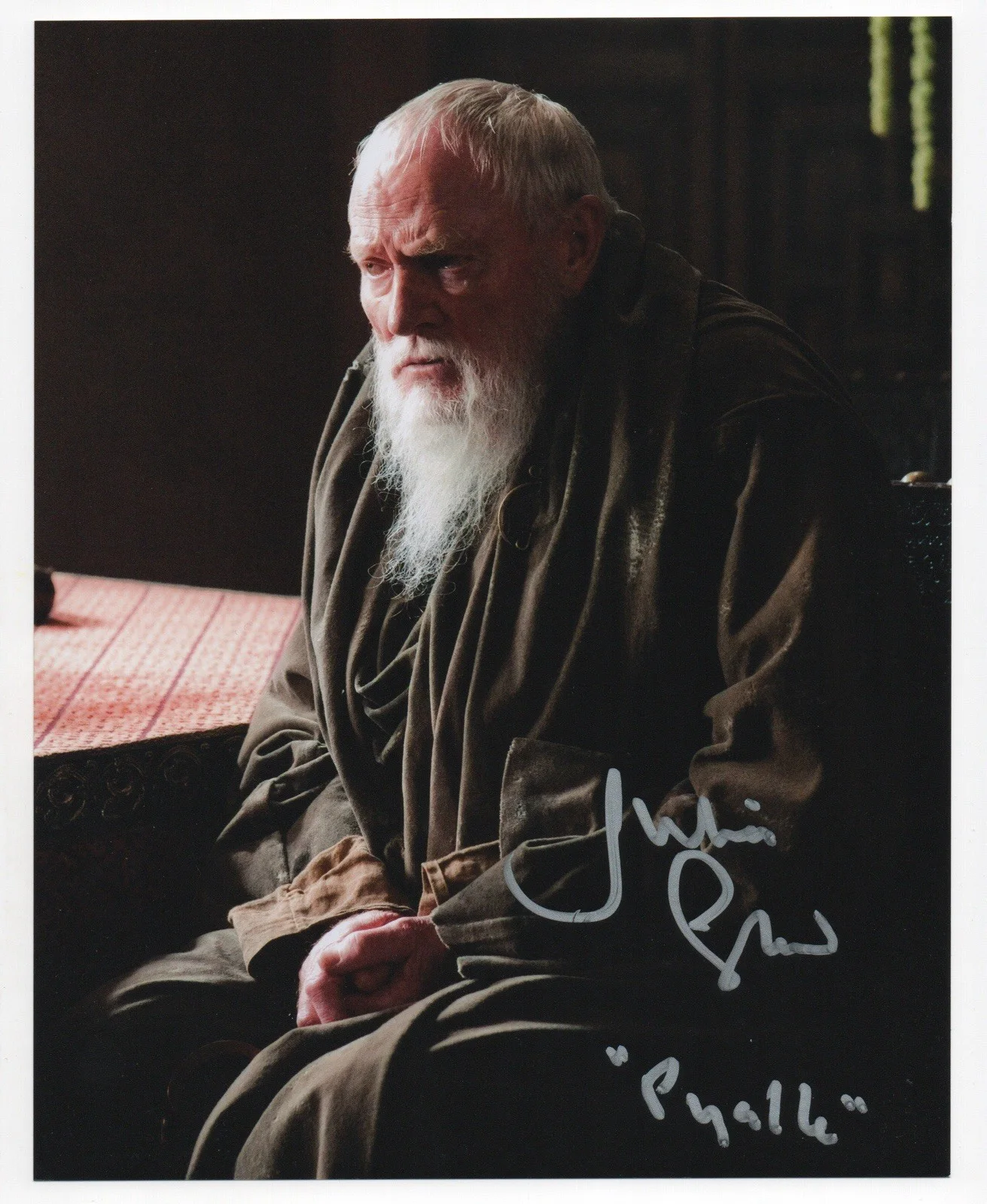 Julian Glover — Julian Glover signed autograph 8x10 Photo No COA Pass BAS PSA JSA General Veers