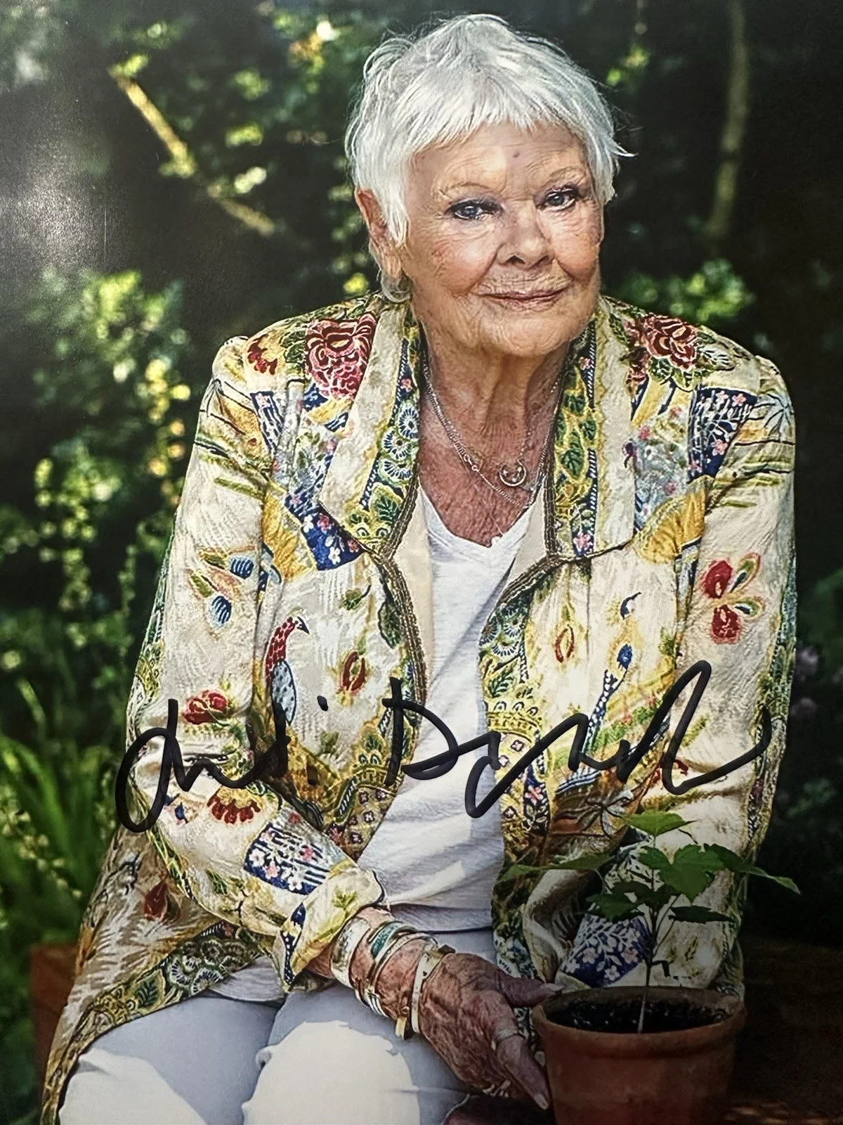 Judi Dench Autographed 8x10 Photo Authentic, image 2
