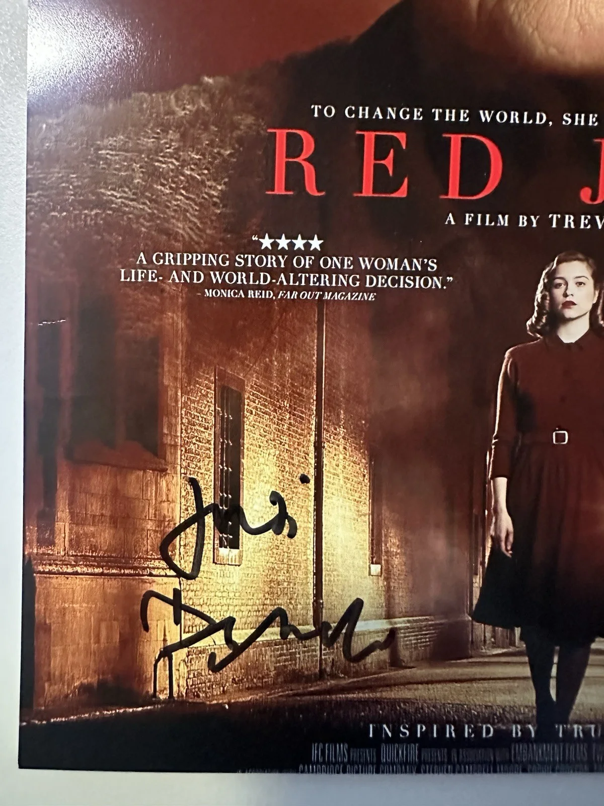 Judi Dench Red Joan Movie Autographed 8 X 10 Photo, изображение 2