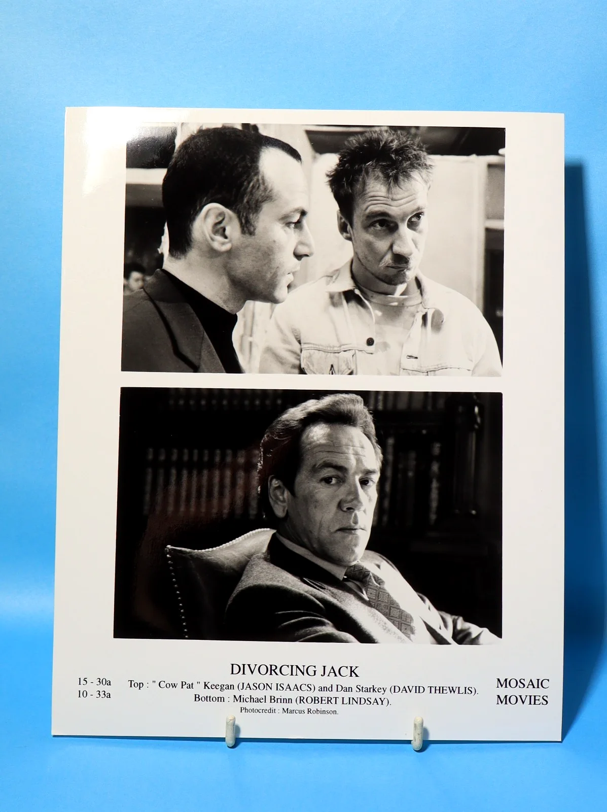 5 x Vintage Divorcing Jack Scenes Original B&W Photograph Marcus Robinson 10x8", image 2
