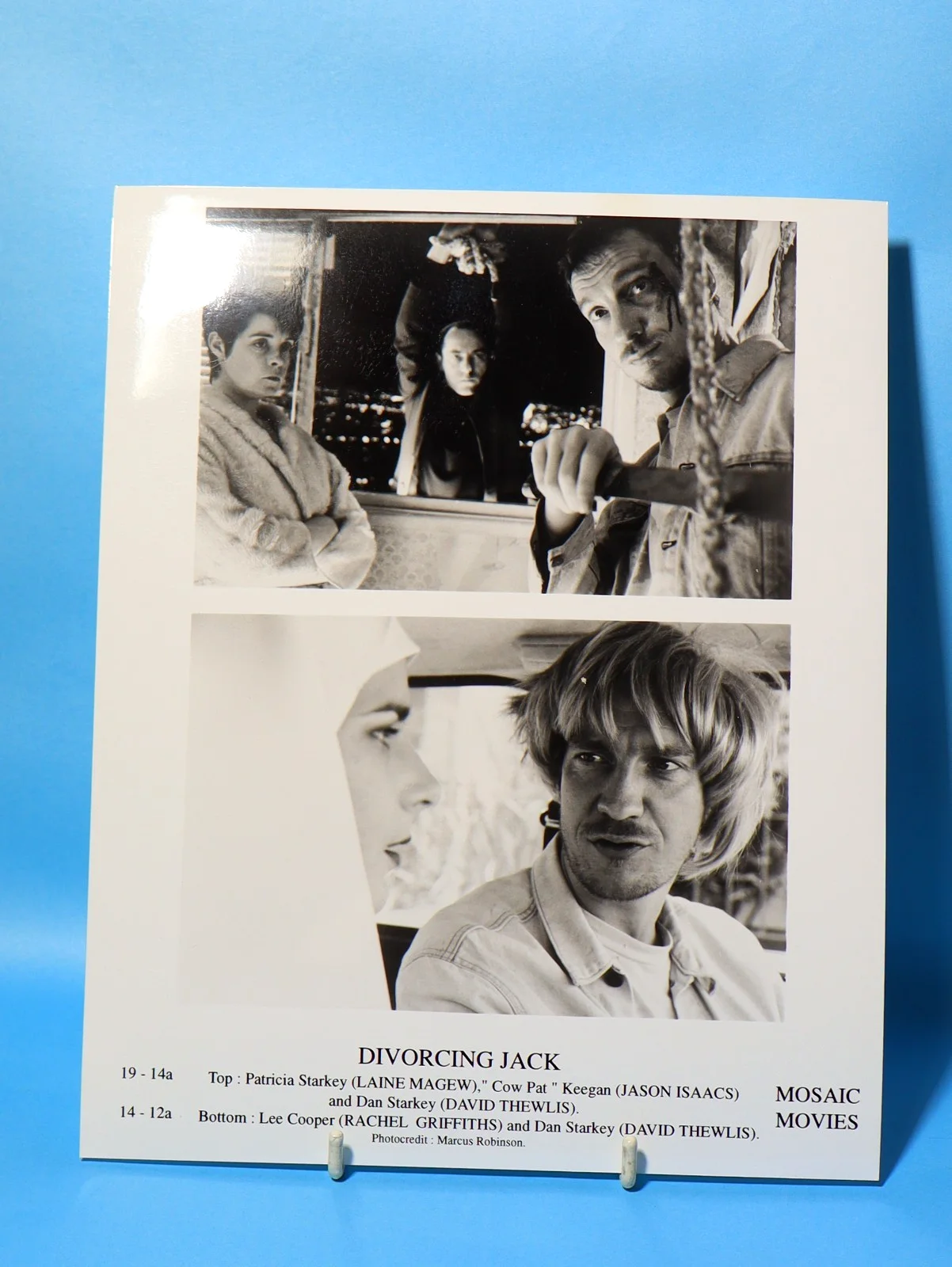 5 x Vintage Divorcing Jack Scenes Original B&W Photograph Marcus Robinson 10x8", image 3