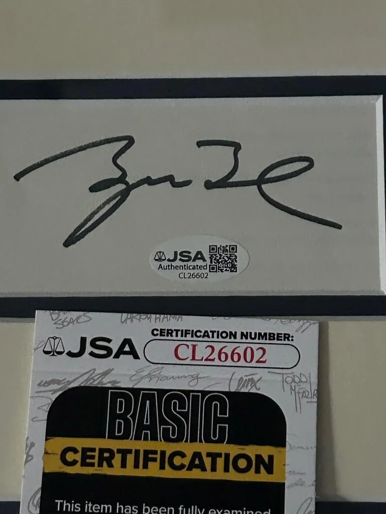GEORGE BUSH — PRESIDENT GEORGE BUSH 9/11 YANKEES WORLD SERIES RARE SIGNED 15x12 FRAME JSA COA, image 5