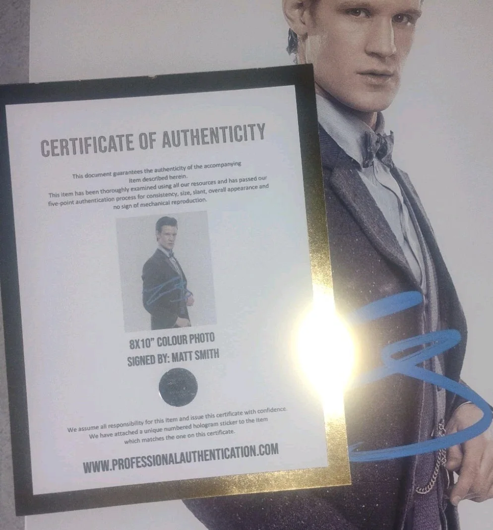 Matt Smith Hand Signed Autograph 8x10 Photo COA Doctor Who NO US TARIFFS, изображение 4