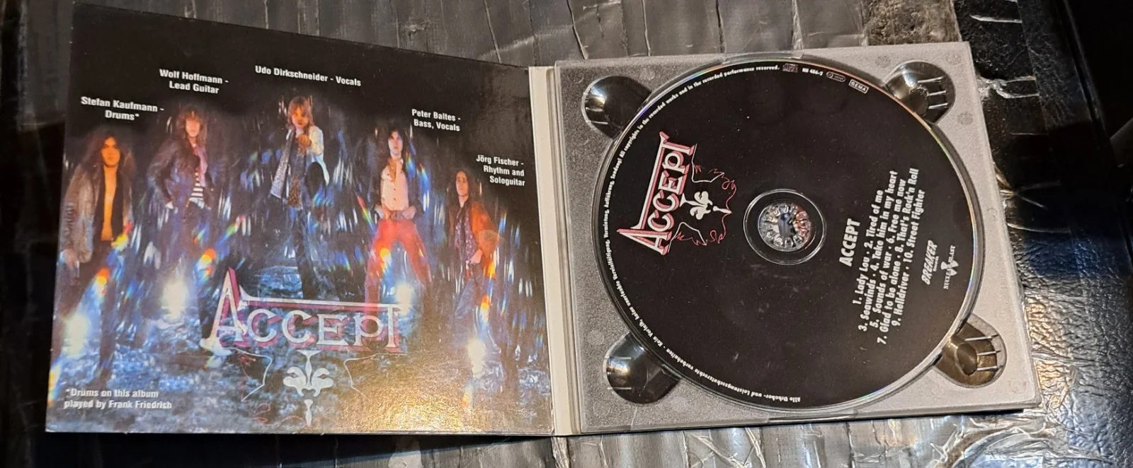 Acept - Self Titled Cd Autographed, изображение 3