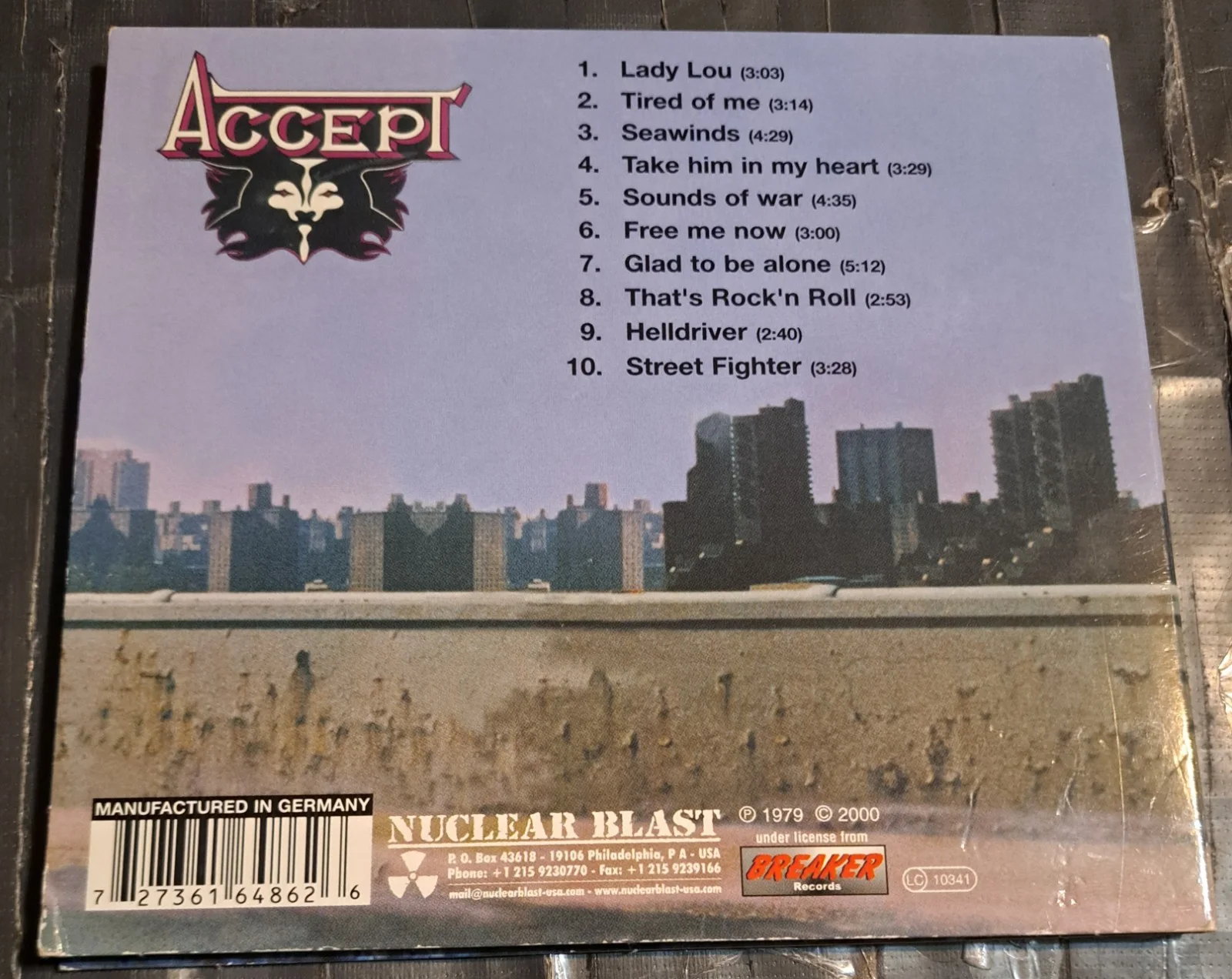 Acept - Self Titled Cd Autographed, изображение 5