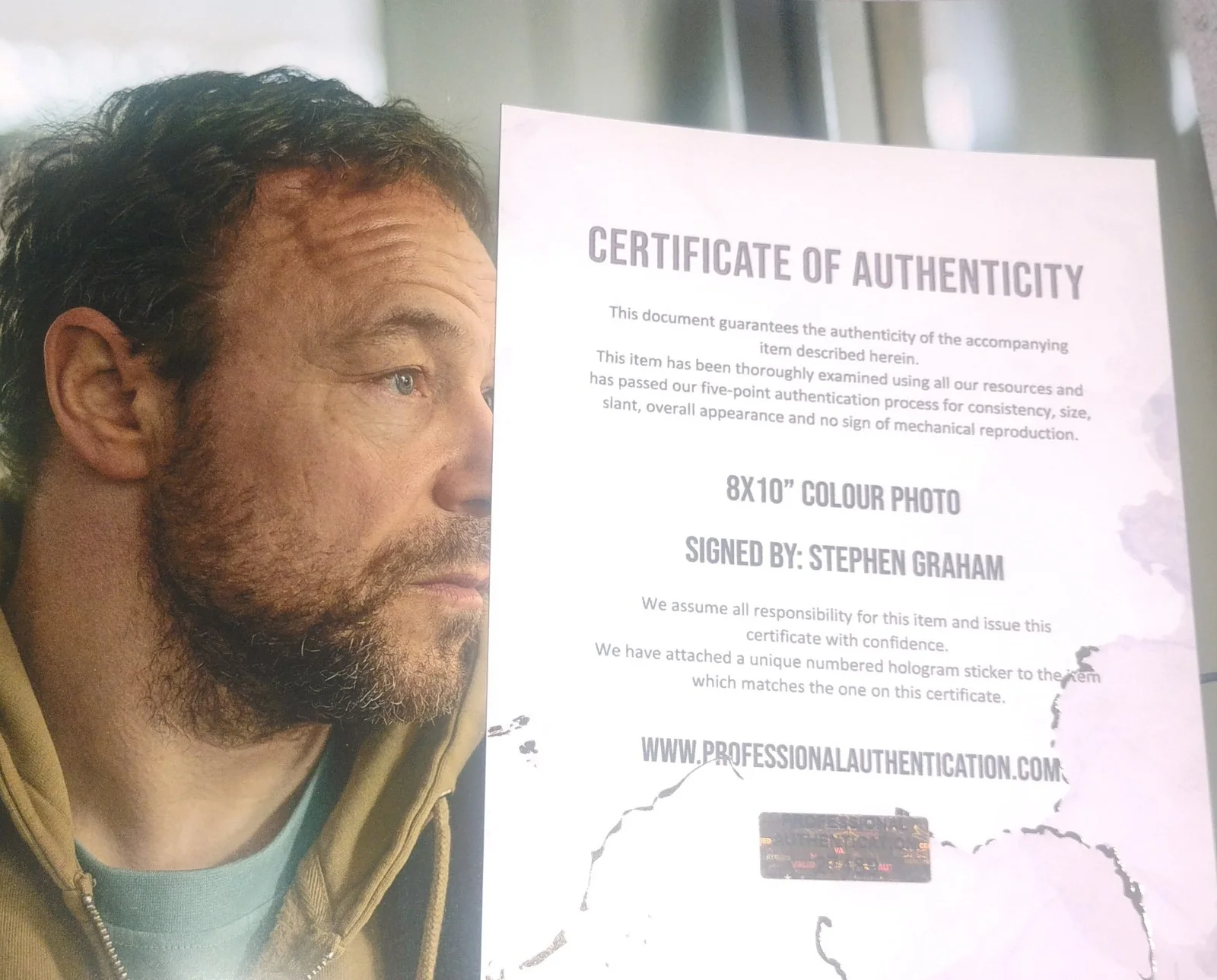 Stephen Graham Hand Signed Autograph 8x10 Photo COA - NO US TARIFFS, image 4