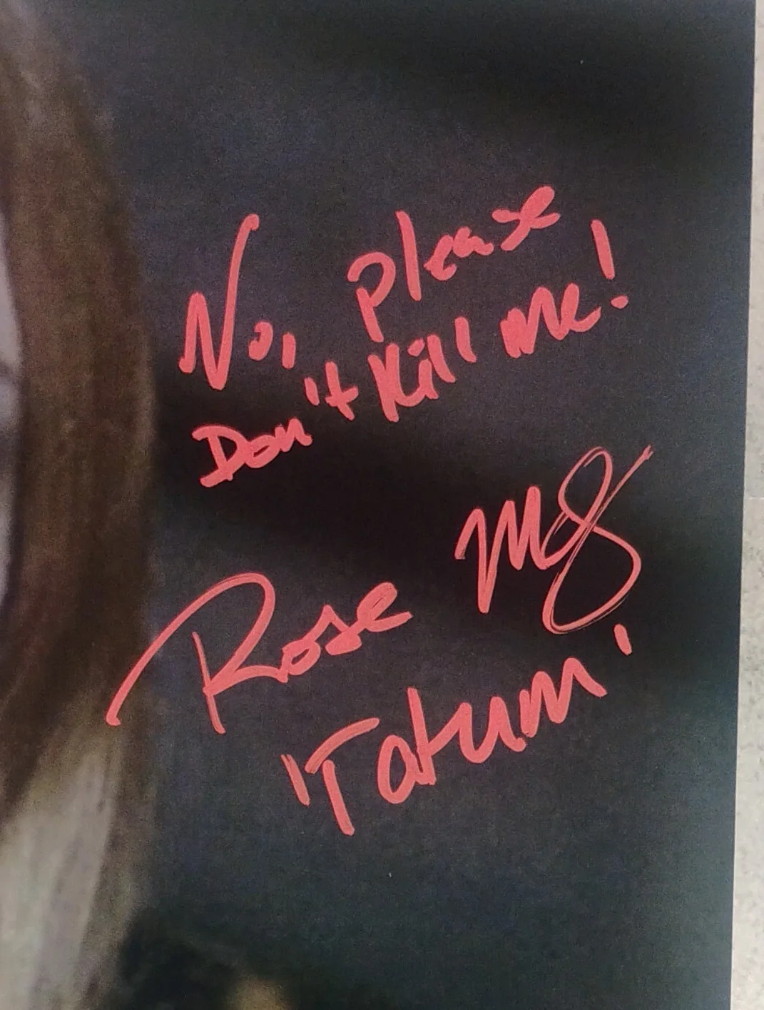 Rose McGowan Hand Signed 8x10 Photo COA Scream NO US TARIFFS, image 3
