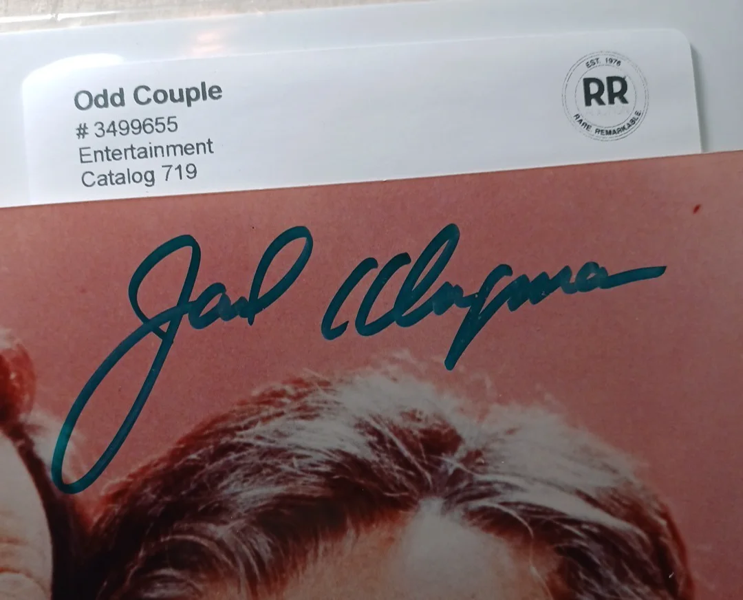 Jack Klugman, Tony Randall — ODD Couple Jack Klugman & Tony Randall Autographed ORG Photo 8 x 10 JRR47, изображение 3