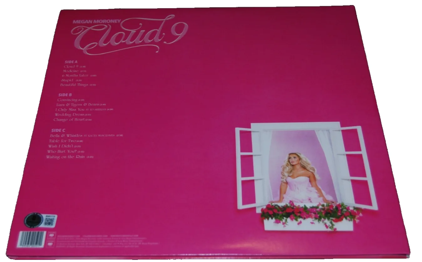 MEGAN MORONEY signed (CLOUD 9) autograph Vinyl record Album BECKETT BAS BW61775, image 3