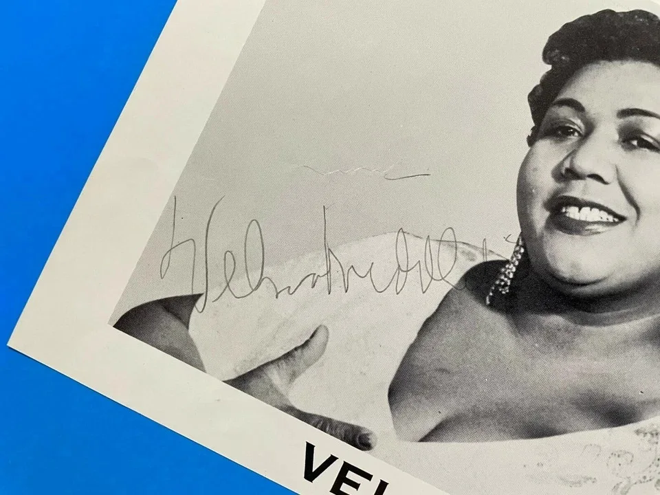 Jazz Singer Velma Middleton Signed Autographed Program Photo, image 2