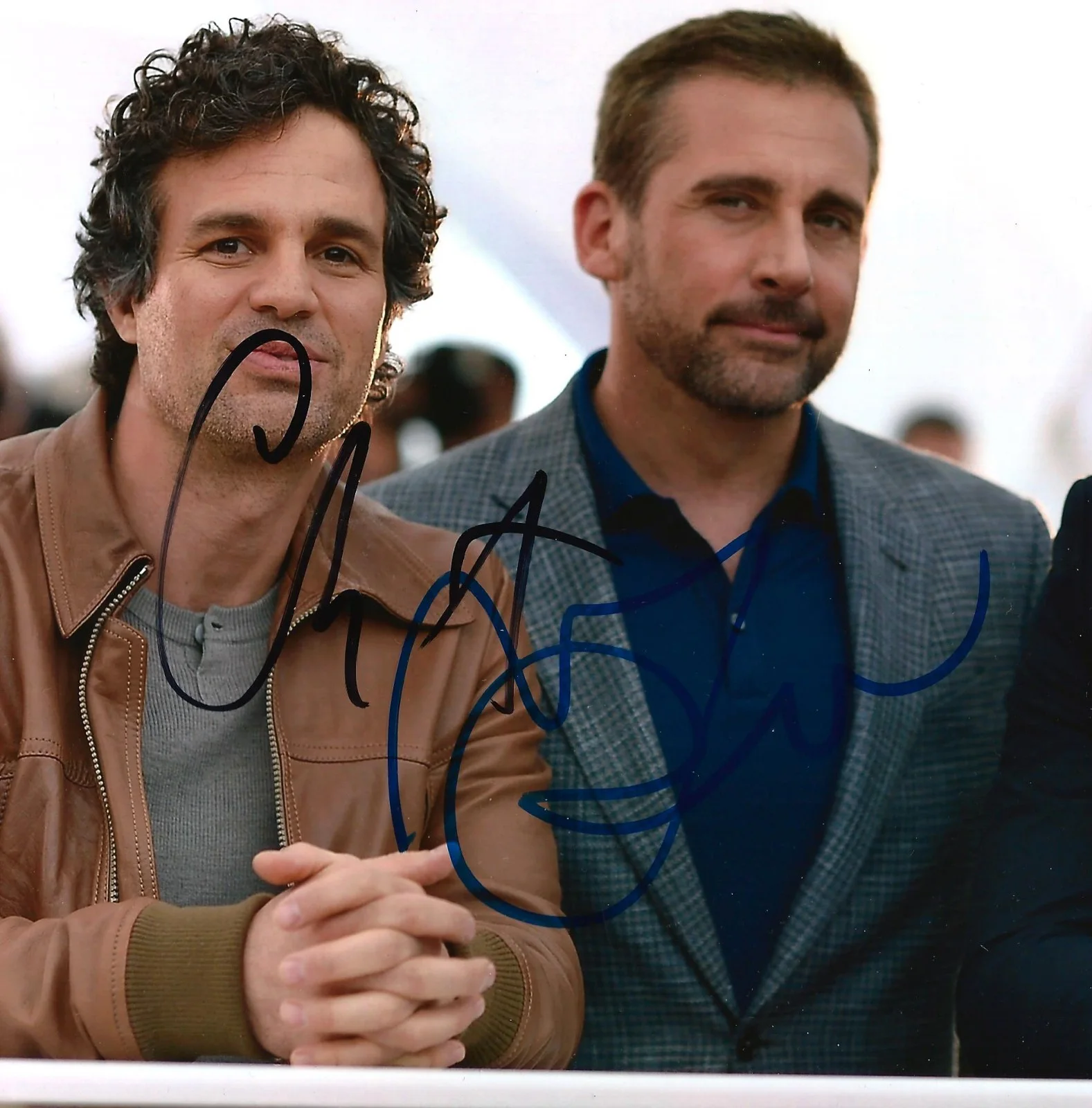 channing tatum, mark ruffalo — Channing Tatum & Mark Ruffalo signed 8x10 photo - Foxcatcher, image 2