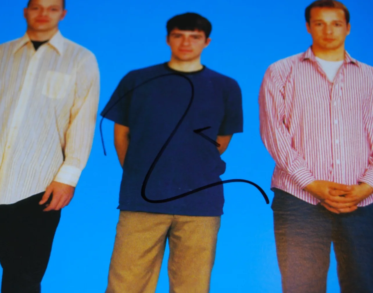 RIVERS CUOMO signed (WEEZER) autographed Blue Vynil record BECKETT BAS BW61777, изображение 2