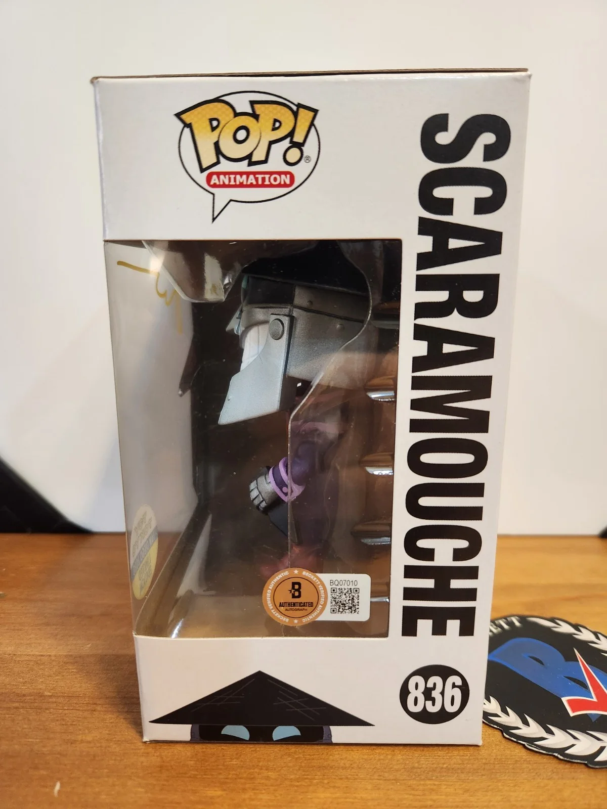 genndy tartakovsky — Genndy Tartakovsky Signed Samurai Jack Creator Funko Pop Scaramouche BAS COA, image 2