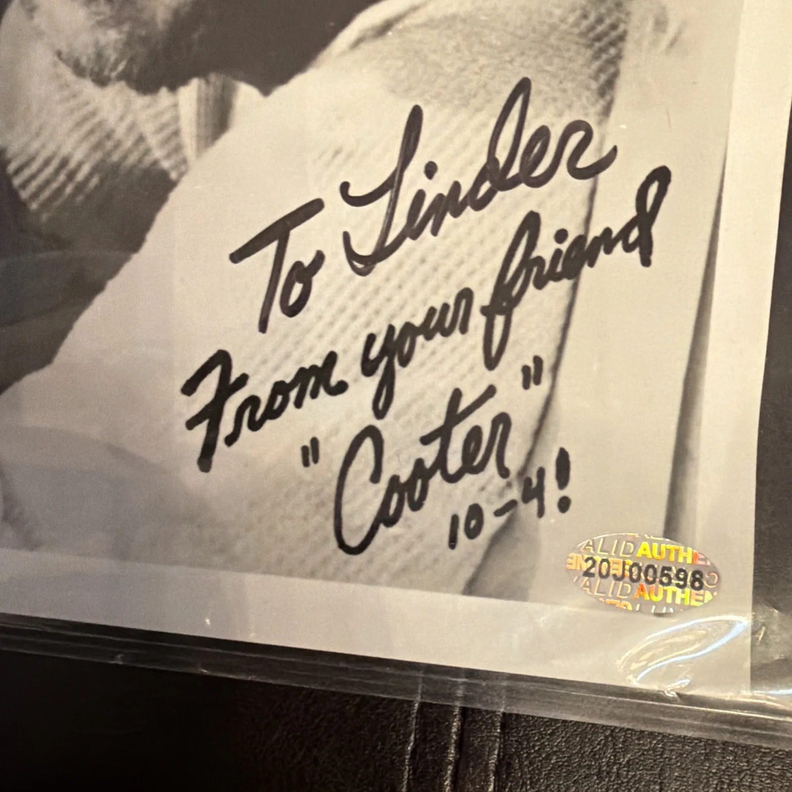 Vintage 8x10 Ben Jones “Cooter” From Dukes Of Hazzard, Signed Picture, изображение 4