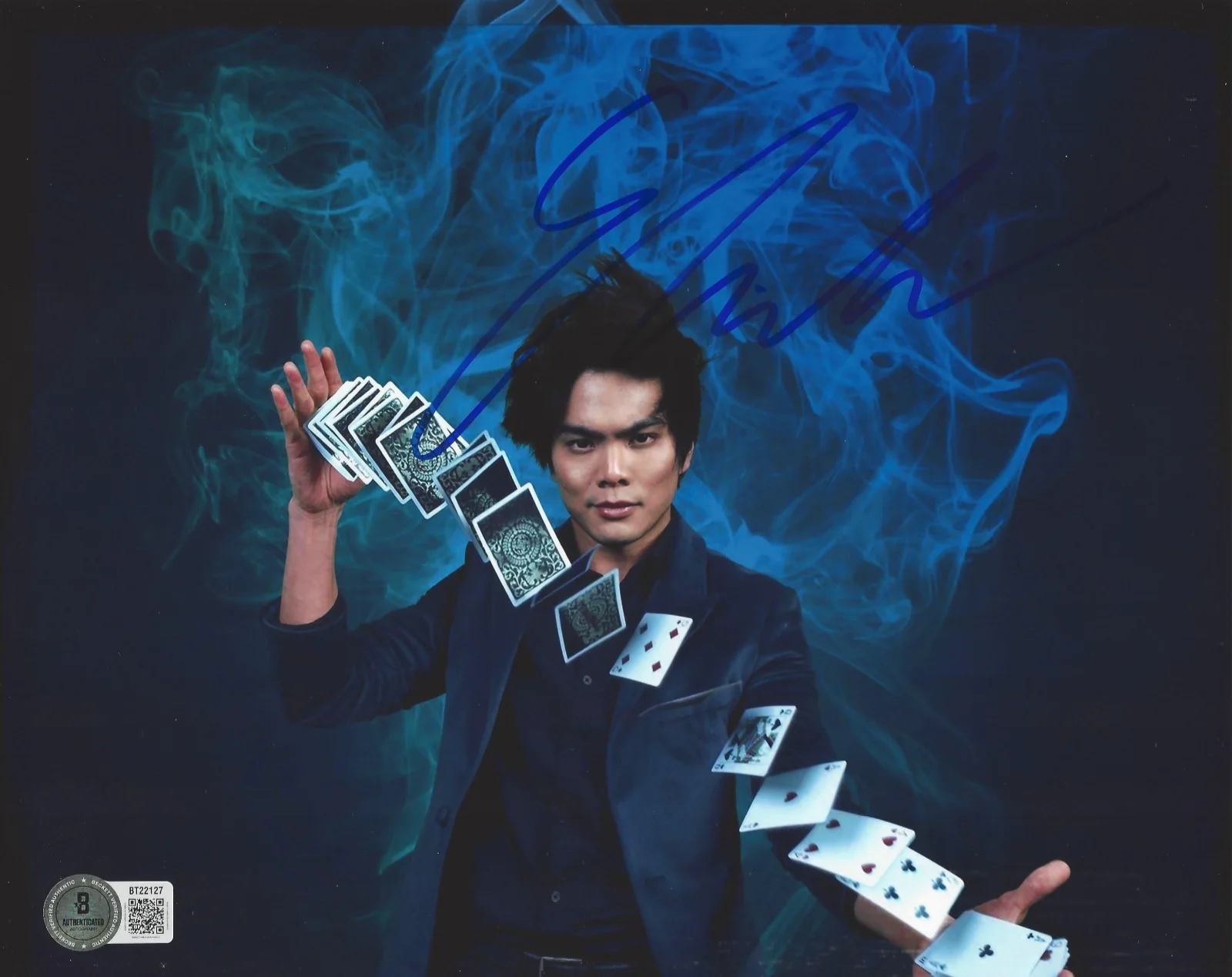 SHIN LIM - MAGICIAN SIGNED 8x10 PHOTO 3 LAS VEGAS ILLUSIONIST BECKETT BAS COA, изображение 2