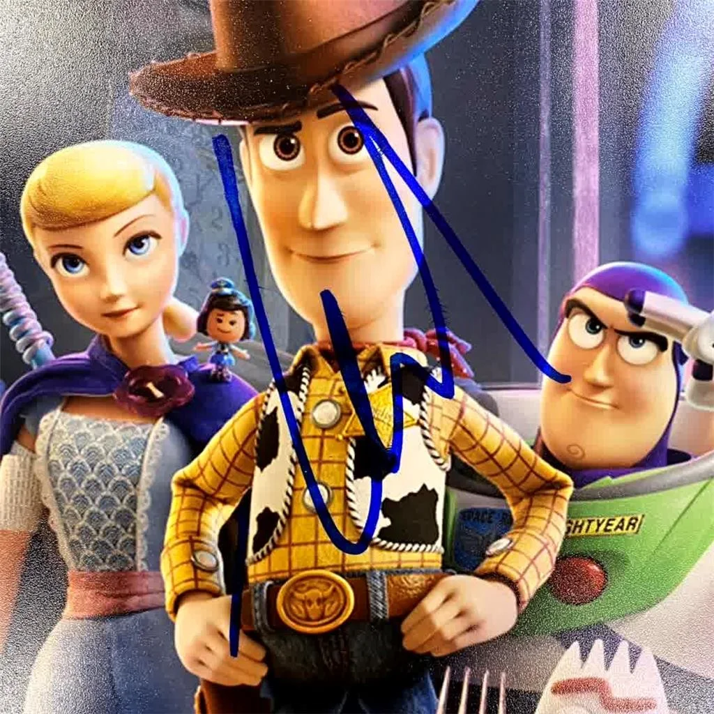 Tim Allen signed Toy Story 4 11x14 Photo poster autograph ~ JSA, изображение 2