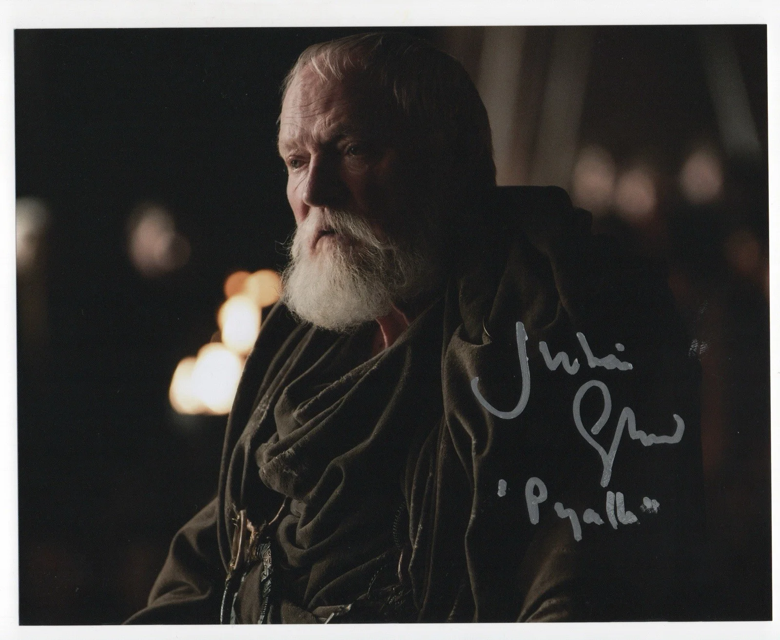 Julian Glover — Julian Glover signed autograph 8x10 Photo No COA Pass BAS PSA JSA General Veers