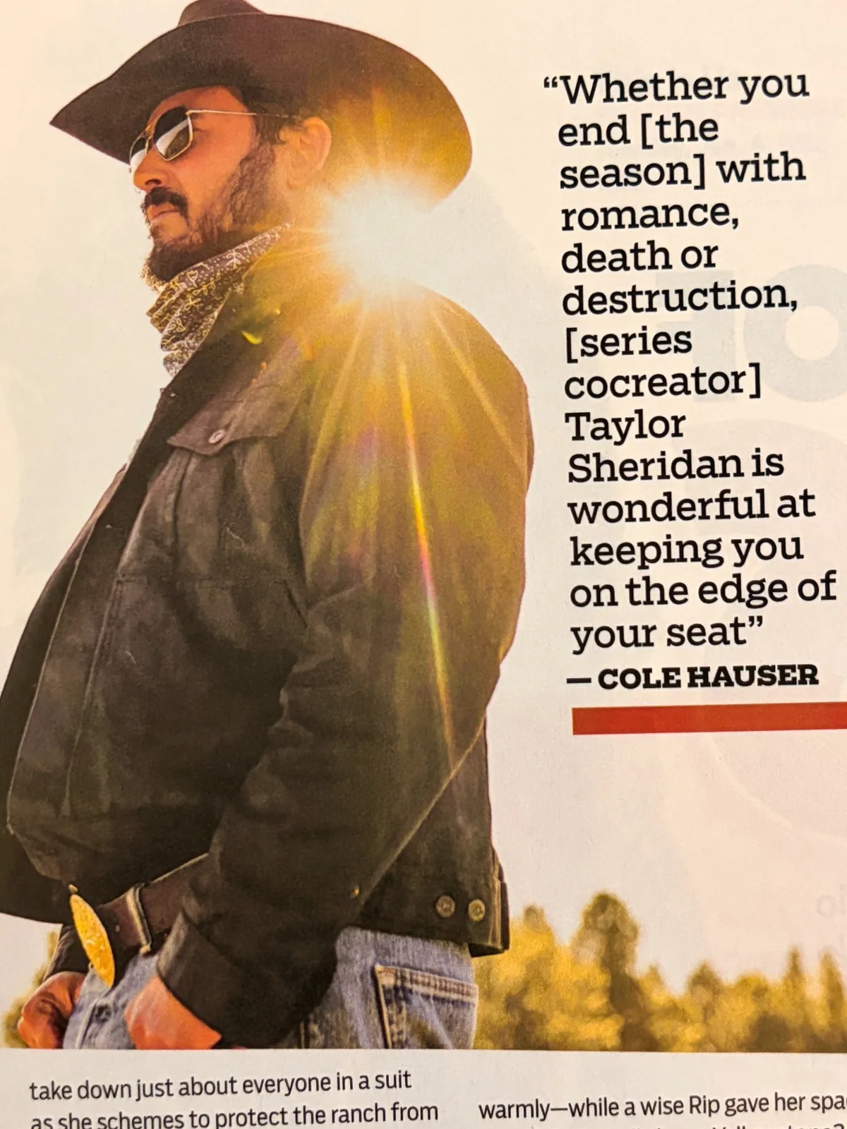 Kelly Reilly, Cole Hauser — Kelly Reilly Signed & Cole Hauser Signed•TV Guide• Todd Mueller Autographs COA, изображение 5