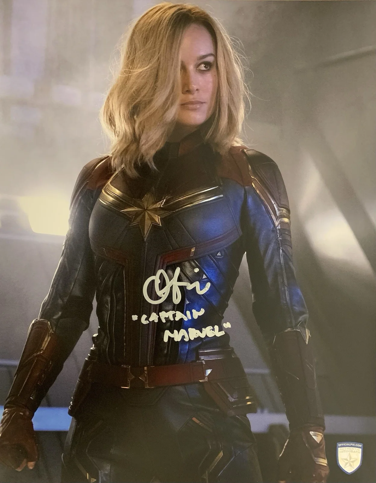 Brie Larson — Brie Larson “Captain Marvel” Signed/Inscribed 11x14 Official Pix Photo