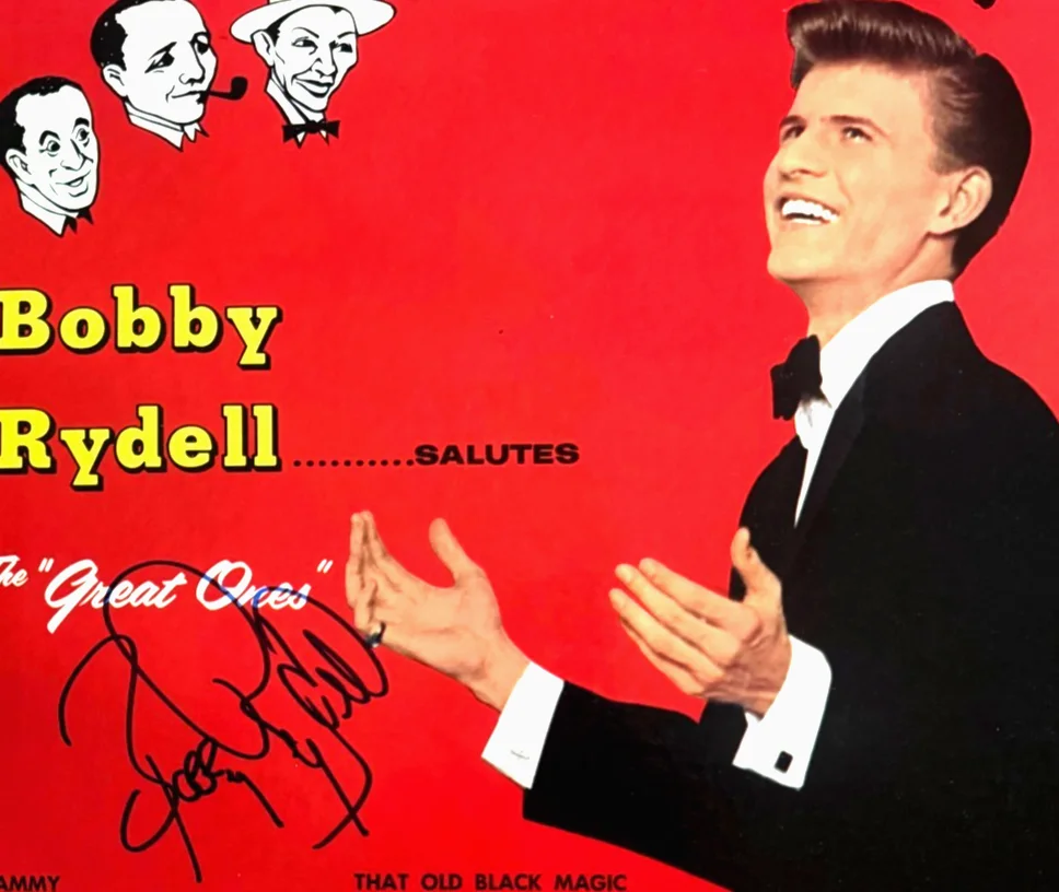 The "Bobby Rydell Salutes The Great Ones" album signed by Bobby Rydell, изображение 2