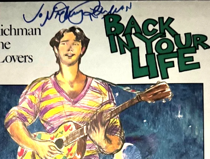 J.R. and The Modern Lovers' "Back In Your LIfe" LP signed by Jonathan Richman, изображение 2