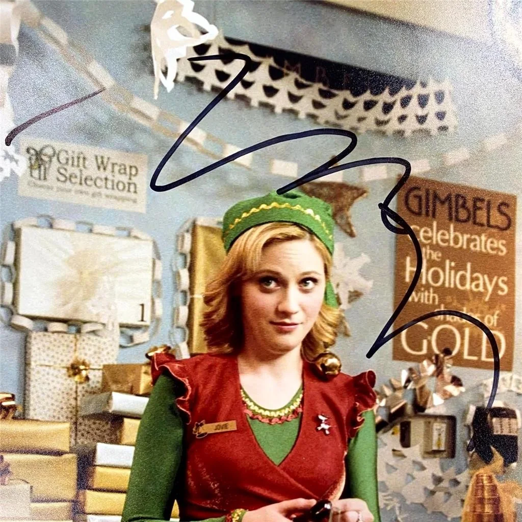Zooey Deschanel signed Elf 11x14 Photo poster autograph ~ JSA, изображение 2
