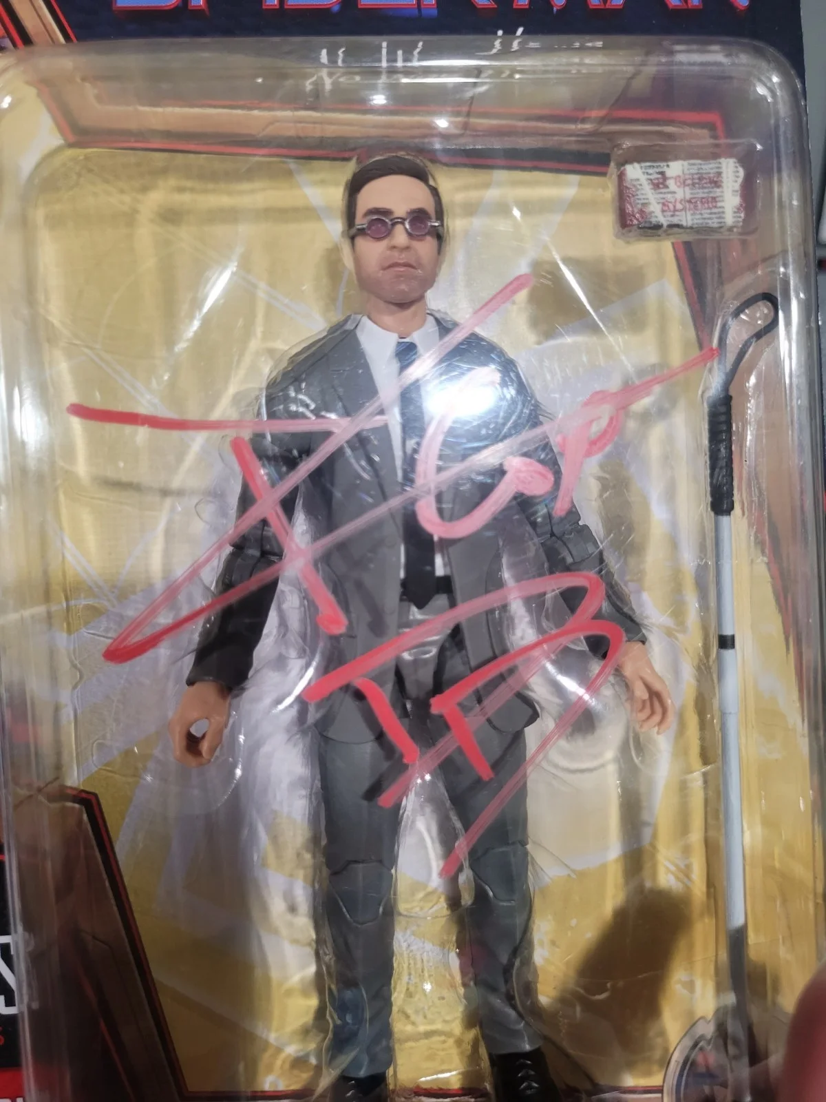 Charlie Cox Autographed Matt Murdock Action Figure JSA Certified, image 4