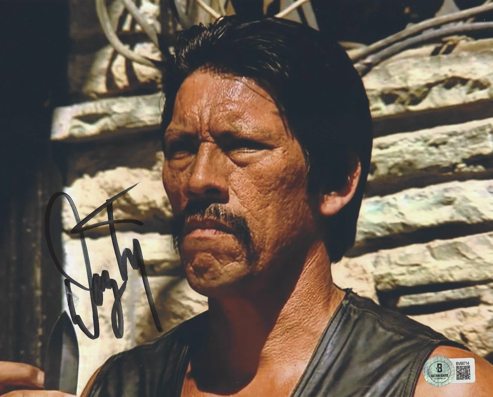DANNY TREJO SIGNED 'DESPERADO' 8x10 MOVIE PHOTO ACTOR AUTOGRAPH BAS BECKETT COA, изображение 2