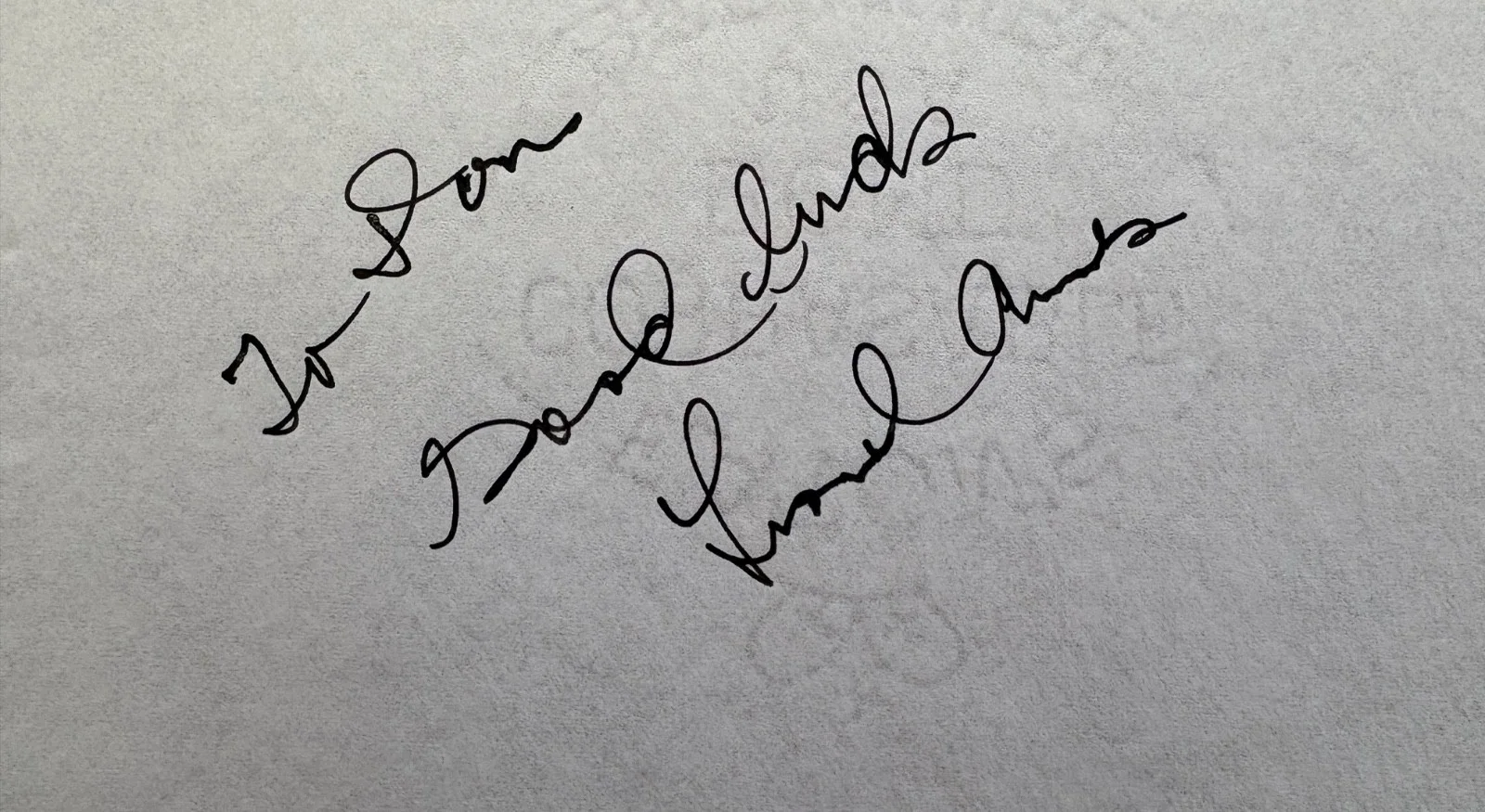 Lionel Ames — ACTOR LIONEL AMES SIGNED AUTOGRAPHED PAPER / MEET ME IN ST. LOUIS / EX CONDITION, image 2
