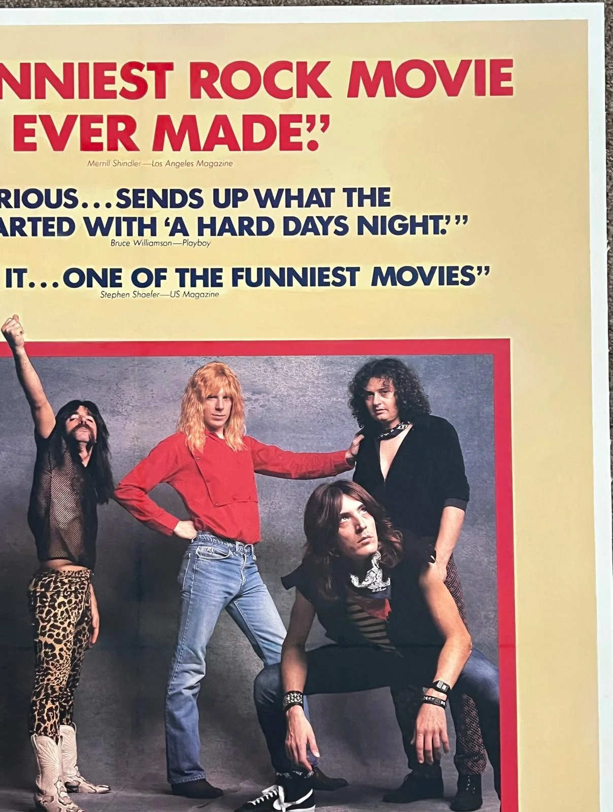 Spinal Tap Original US 1 Sheet Film Poster LINEN BACKED 1984 27X41", image 3