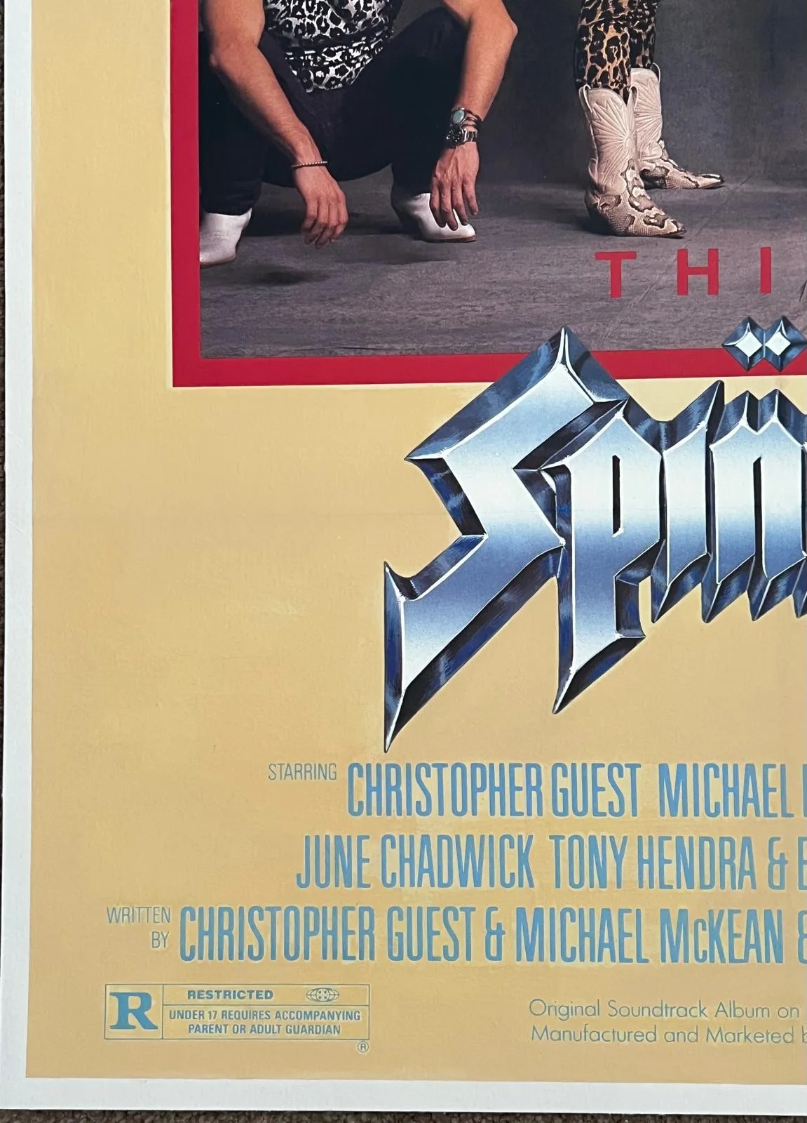 Spinal Tap Original US 1 Sheet Film Poster LINEN BACKED 1984 27X41", image 4