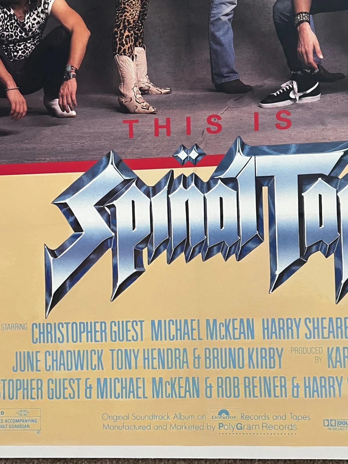 Spinal Tap Original US 1 Sheet Film Poster LINEN BACKED 1984 27X41", image 5