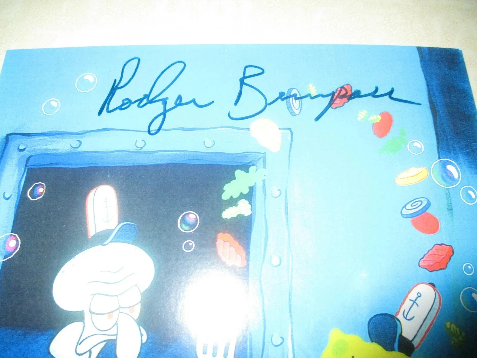RODGER BUMPASS — RODGER BUMPASS (SQUIDWARD) AUTHENTIC AUTOGRAPHED/SIGNED 8X10 PHOTO SPONGEBOB, image 2