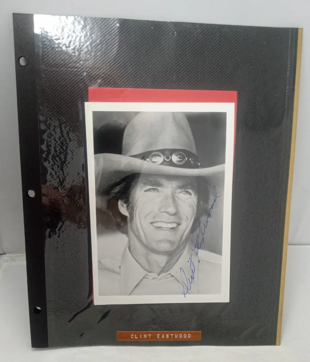 Clint Eastwood — Clint Eastwood Actor Director 4.5" x 6.5" Photo Signed Autograph, изображение 2