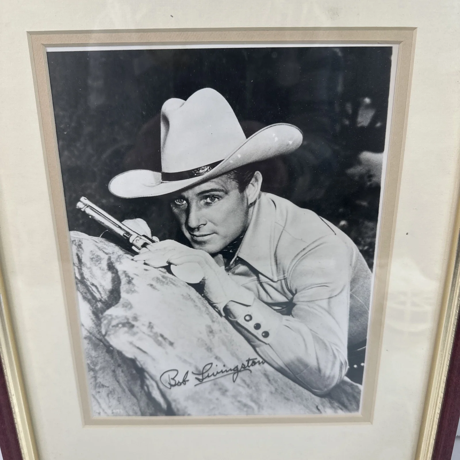 Bob Livingston — Bob Livingston Signed 8x10 Photo Autograph Framed Matted W/COA Y8, image 2