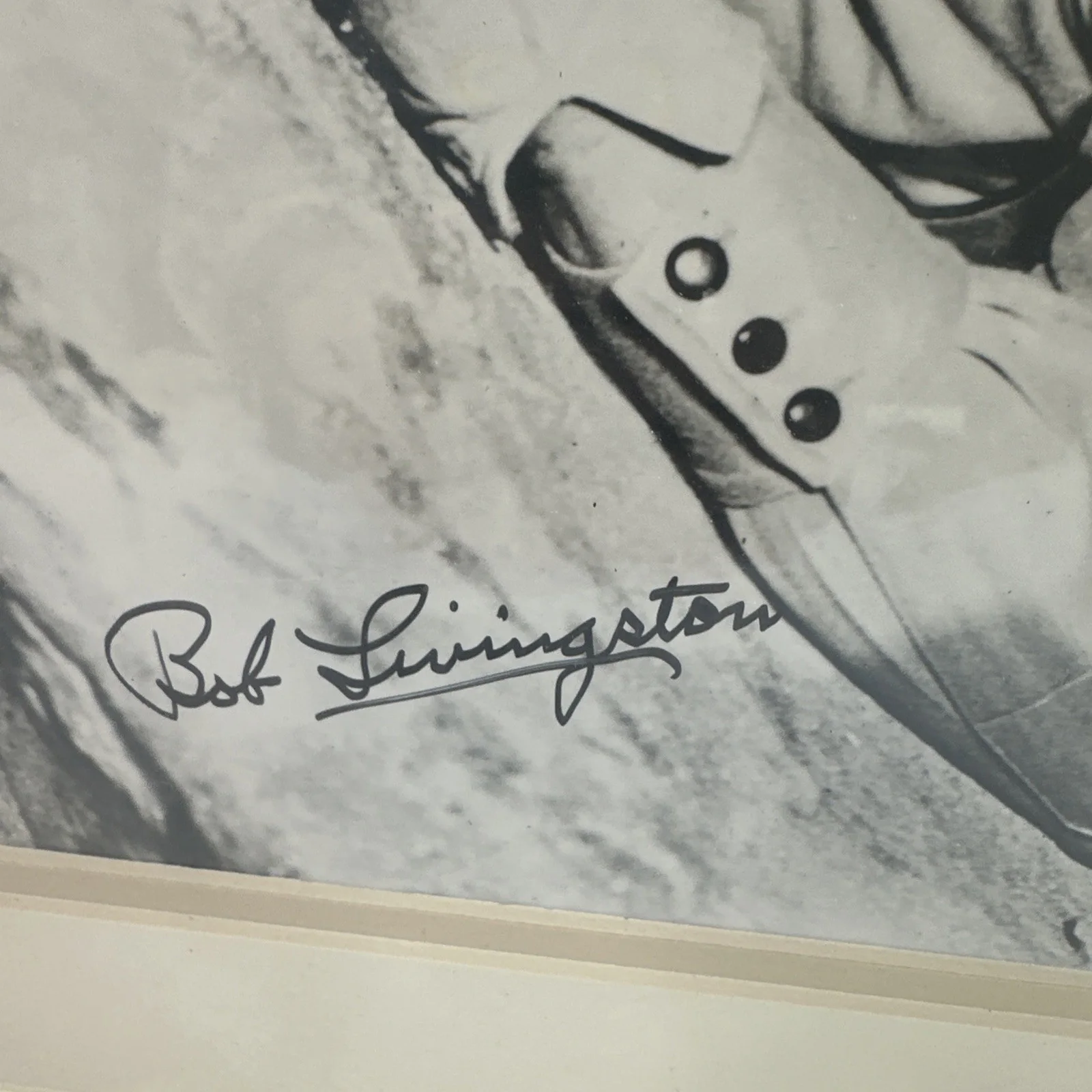 Bob Livingston — Bob Livingston Signed 8x10 Photo Autograph Framed Matted W/COA Y8, image 3