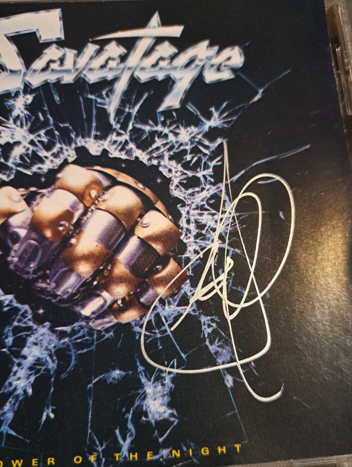 Savatage - Power Of The Night Autographed CD, image 3