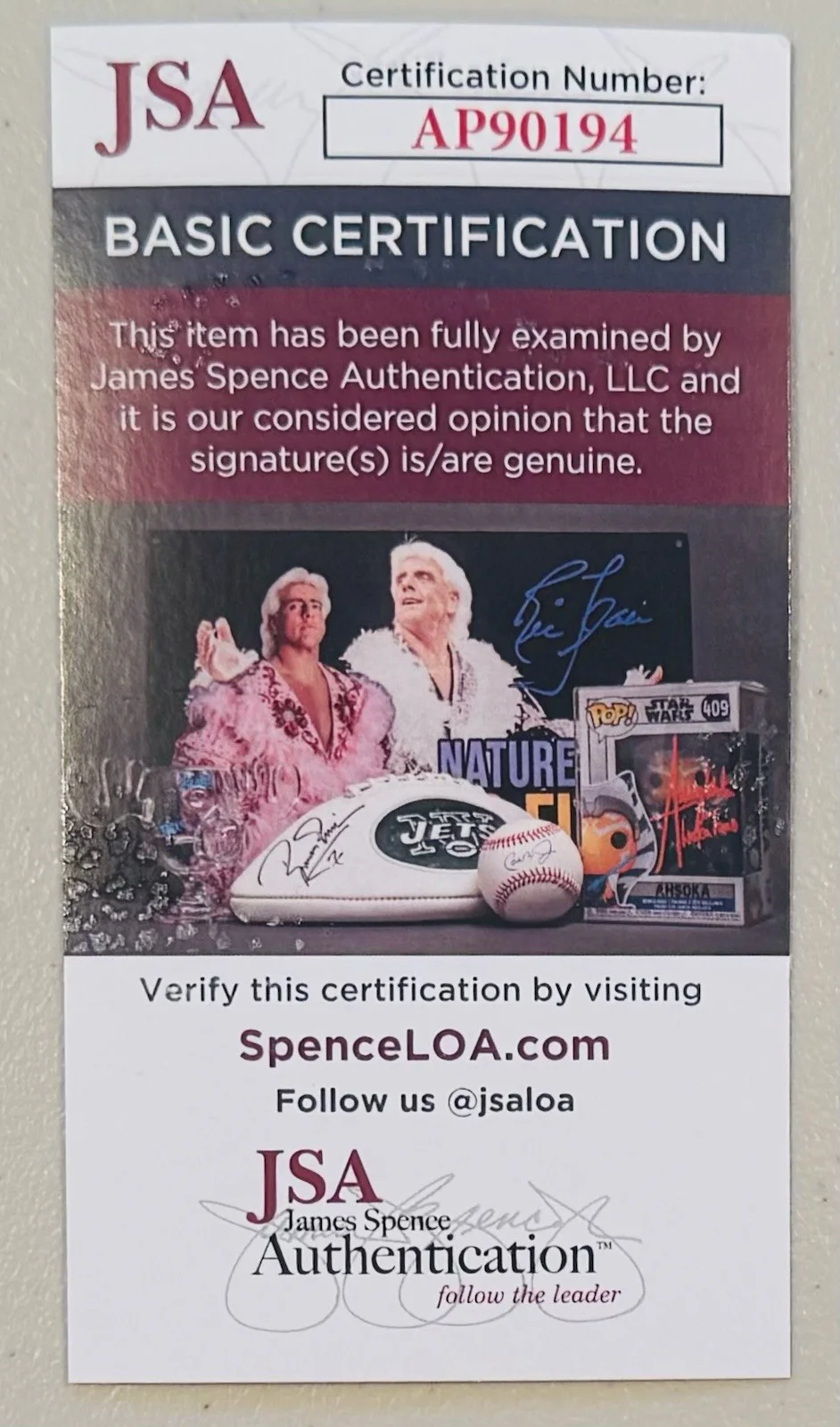 Ralphie May Signed Autographed Baseball JSA Cert Stand Up Comedian, image 4
