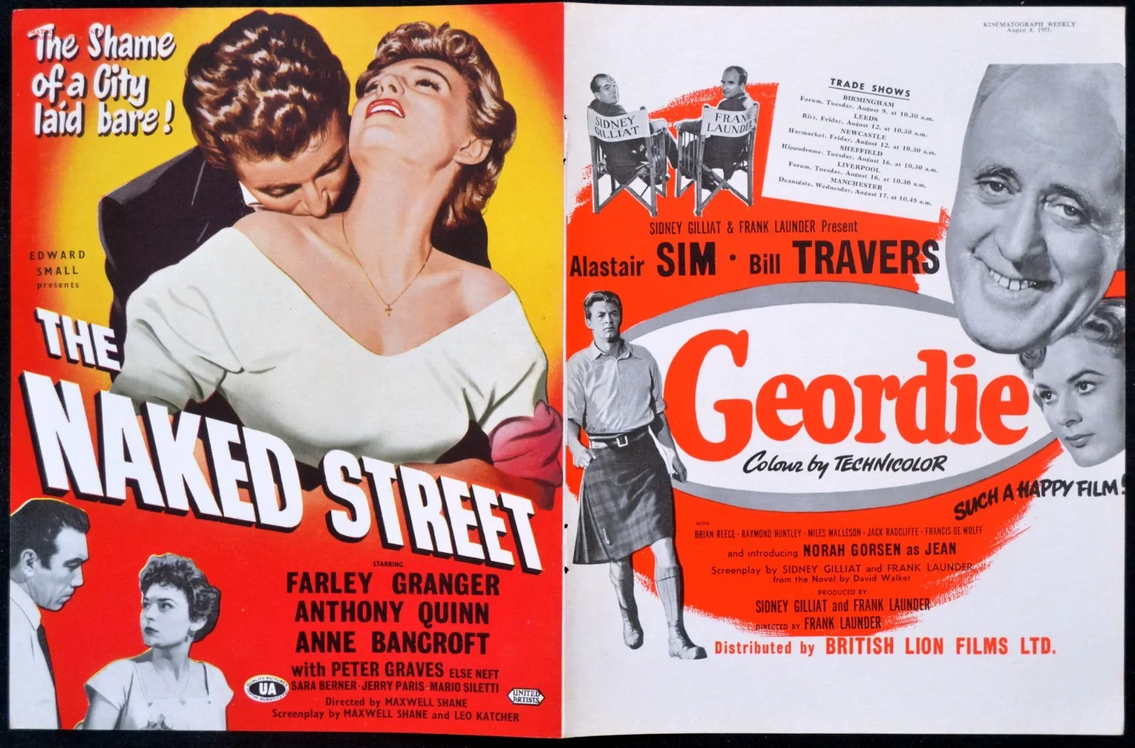 NOT AS A STRANGER 1955 Olivia de Havilland, Robert Mitchum TRADE ADVERT, изображение 2