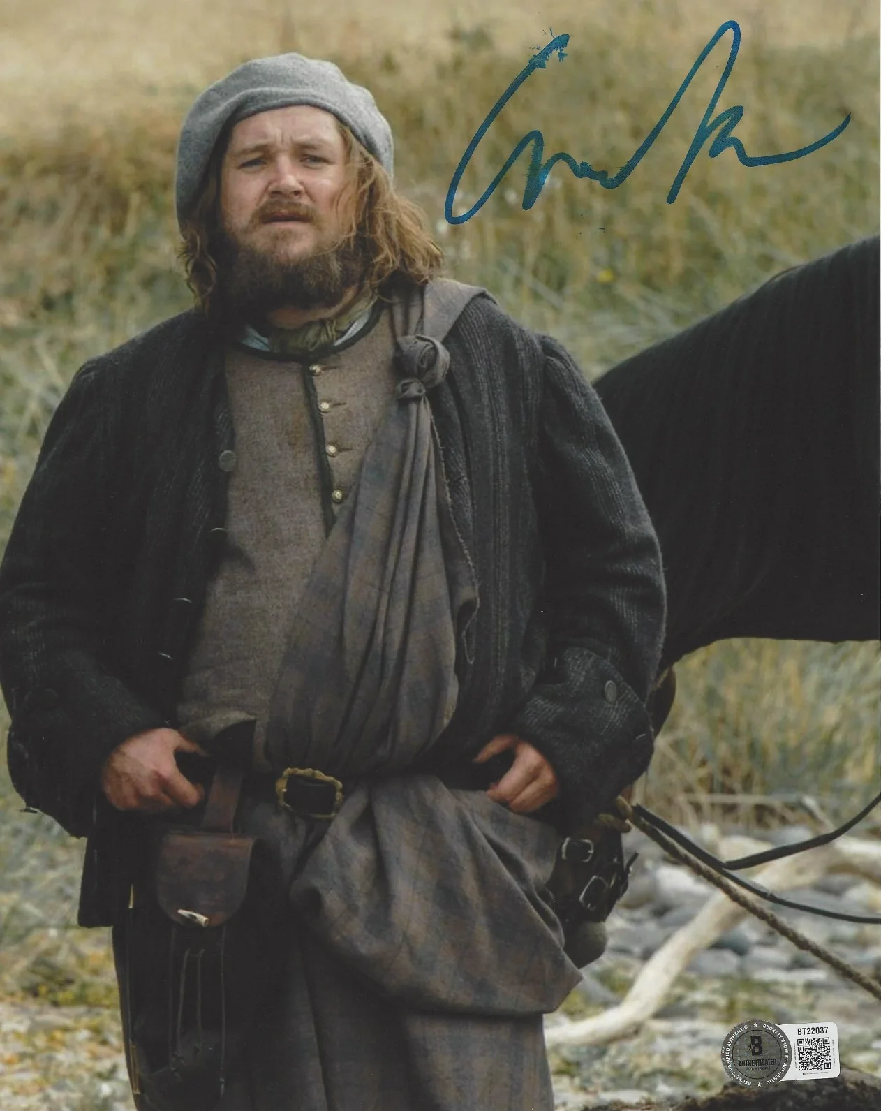 GRANT O'ROURKE SIGNED 'OUTLANDER' RUPERT 8x10 PHOTO AUTOGRAPH BECKETT BAS COA, image 2