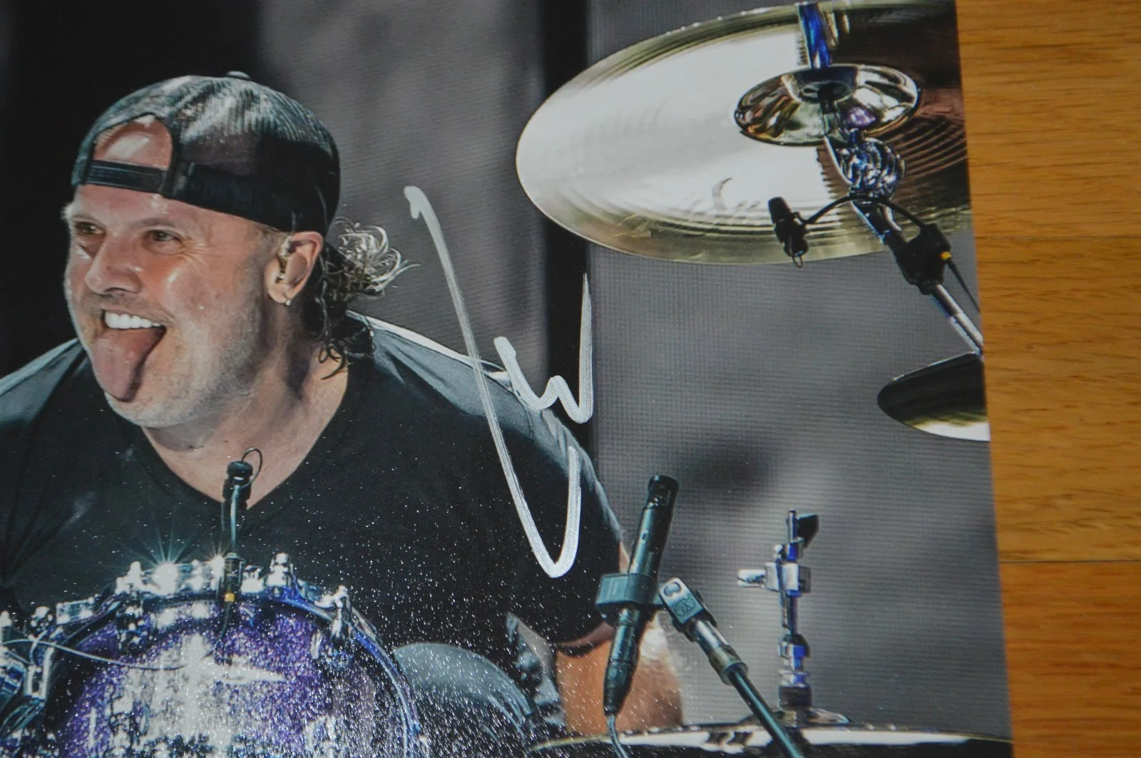 METALLICA ~ Lars Ulrich Autographed 8x10 Color Photo with Beckett Hologram, изображение 5