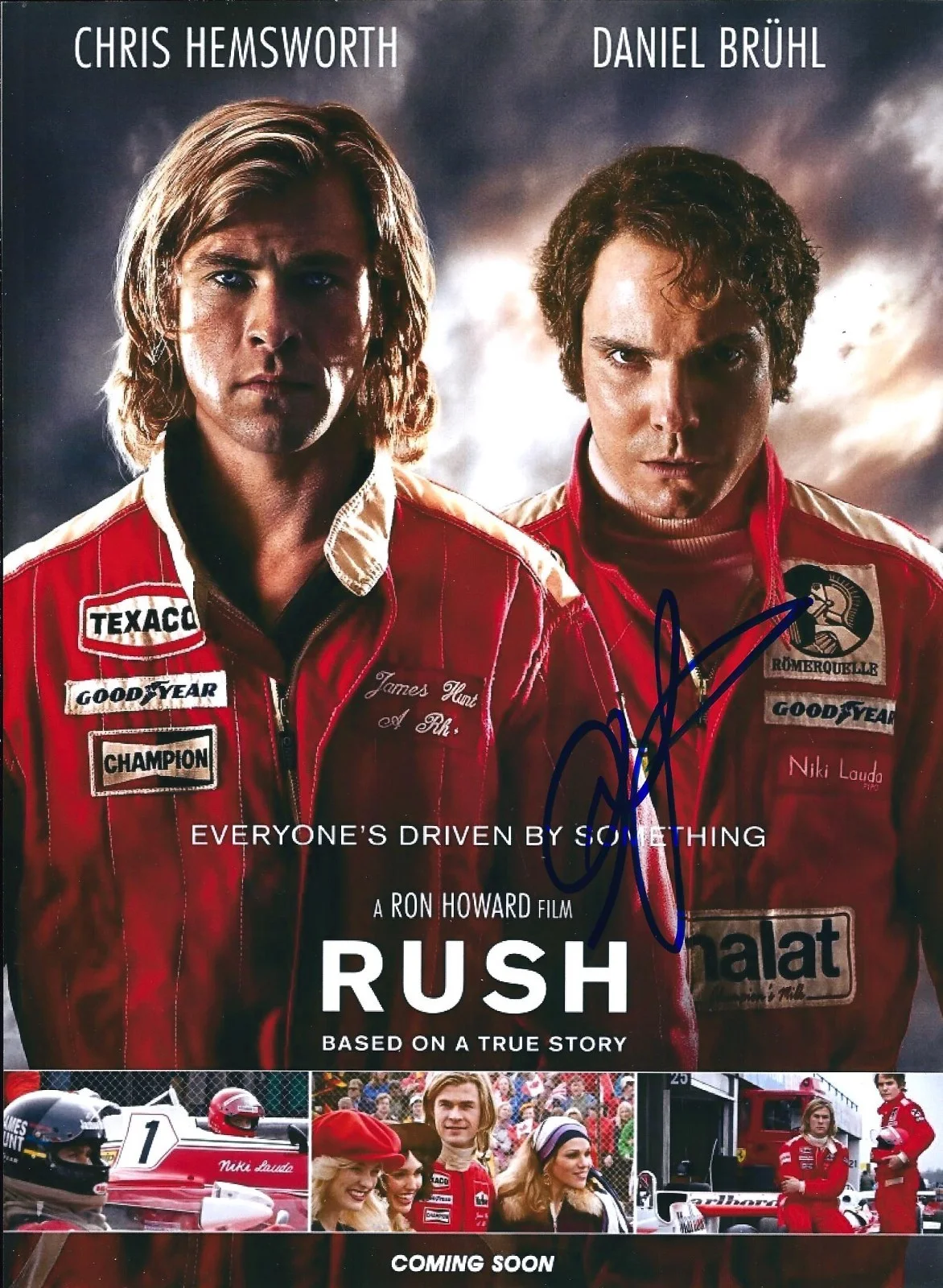 daniel bruhl — Daniel Bruhl signed Rush 8X10 photo in person Photo Proof . Inglourious Basterds